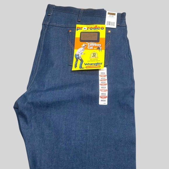 Wrangler Other - Lot of 4 NWT Wrangler 13MWZ Cowboy Cut Jeans 48x34 Original Fit Pro Rodeo Denim